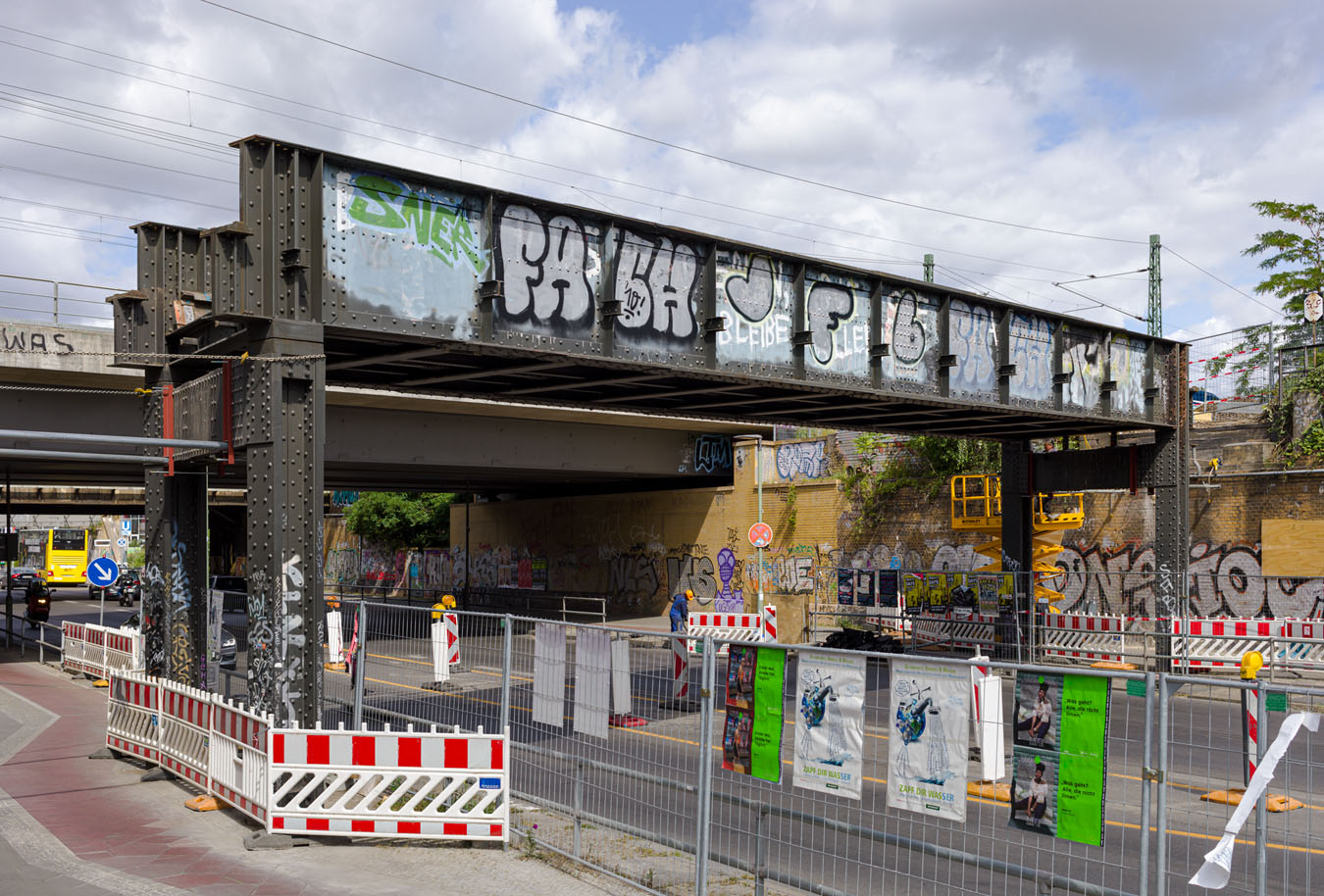 Sanierung der Yorckbrücken, Berlin · Architektur: Franz Schwechten, Heinrich Seidel, Emil Hartwich (Brückenstützen), Atelier Loidl (Parkanlage).